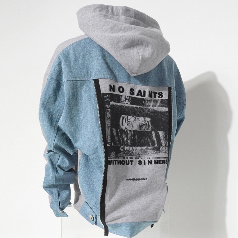 Worn Once Graphic Zipper Hoodie